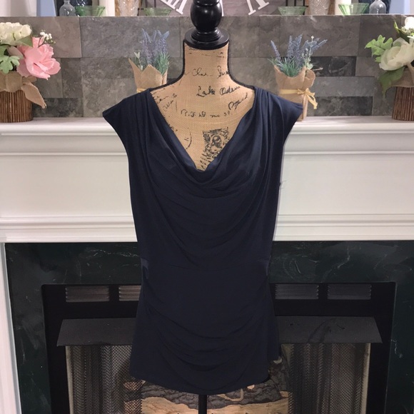 NWT The Limited Navy Blue Blouse - Picture 3 of 4